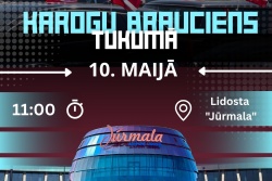 Karogu brauciens Tukumā 2026